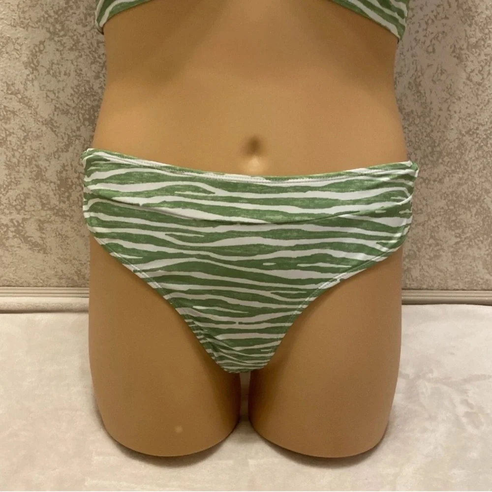 SHEIN Green Zebra Print Bikini
